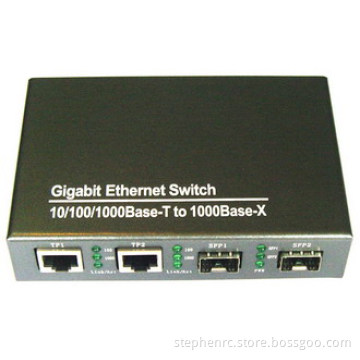 Gigabit SFP Media Converter (STE-8408M)